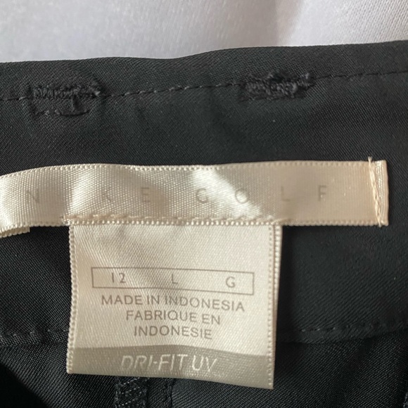 WOMEN’S NIKE GOLF PANTS, Cropped DRI-FIT UV size 12, Black NWOT - Picture 5 of 7